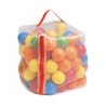 Set de 100 balles plastiques multicouleurs