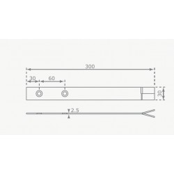 Set : 7 pcs d’ancrage métalliques SPLIT